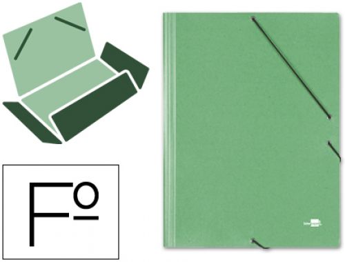 Pasta de elasticos liderpapel folio verde , Liderpapel , 23815 , 8423473238152